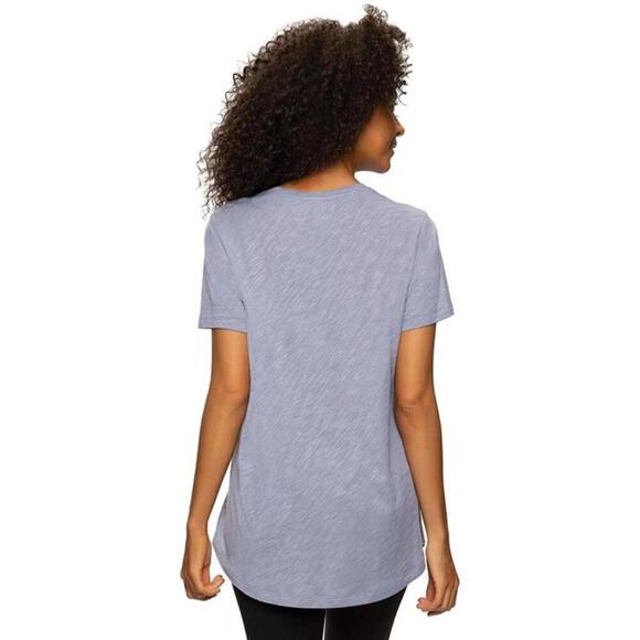 Felina Womens Slub Jersey Crew Neck T-Shirt Size XS - Picture 2 of 2